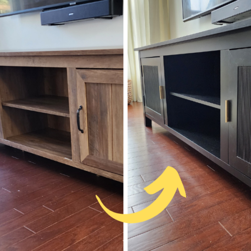 3 Simple Steps to DIY Upgrade Your TV Console Furniture So You Can Save Money